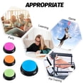 thumbnail image 4 of YOPTOP 4 Color Voice Recording Button 30 Second Record Playback Recordable Dog Buttons for Communication Dog  Interactivity Training Buzzer Set, 4 of 7