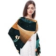 thumbnail image 4 of Platypus Elegant Chiffon Silk Scarf for Women - Lightweight Breathable Shawl Wrap - 180x73 cm, 4 of 6