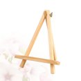 thumbnail image 3 of EeaseCA 1pc Small Tabletop Wood Display Artist A-Frame Easel Photo Frame Bracket Photo Painting Triangle Easel(18 x 24cm), 3 of 8