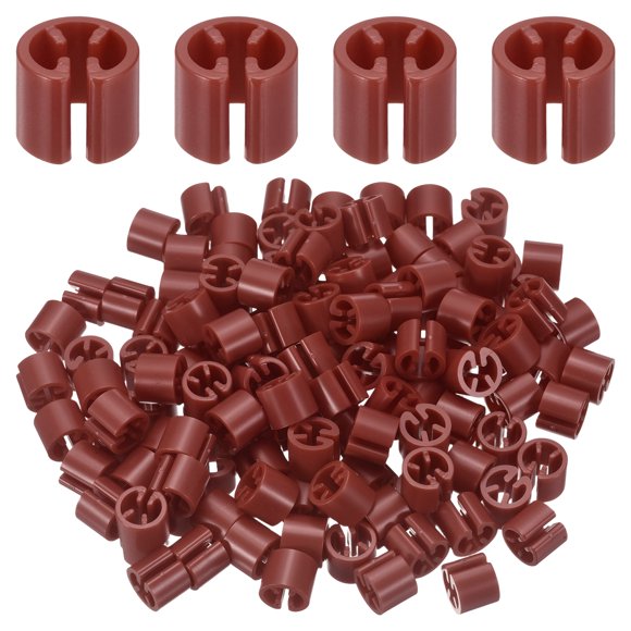 Uxcell 120Pcs Etiquetas de Tamaño para Perchas de Ropa, Ajuste para Etiquetas de 3-5mm, Codificación de Color, Etiquetas Plásticas en Blanco