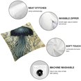thumbnail image 4 of COMIO  Ocean Theme Stamp Style Throw Pillow Covers Jellyfish Starfish Pattern Summer Outdoor Beach House Decorative Cushion Cover Coastal Pillowcases 2 Pack, 4 of 6