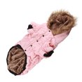 thumbnail image 3 of Dog Hooded Down Jacket Dog Cold Weather Coats Warm Dog Clothes Double Layer Thickening Pet Cold Weather Coat For Large Dogs, 3 of 8
