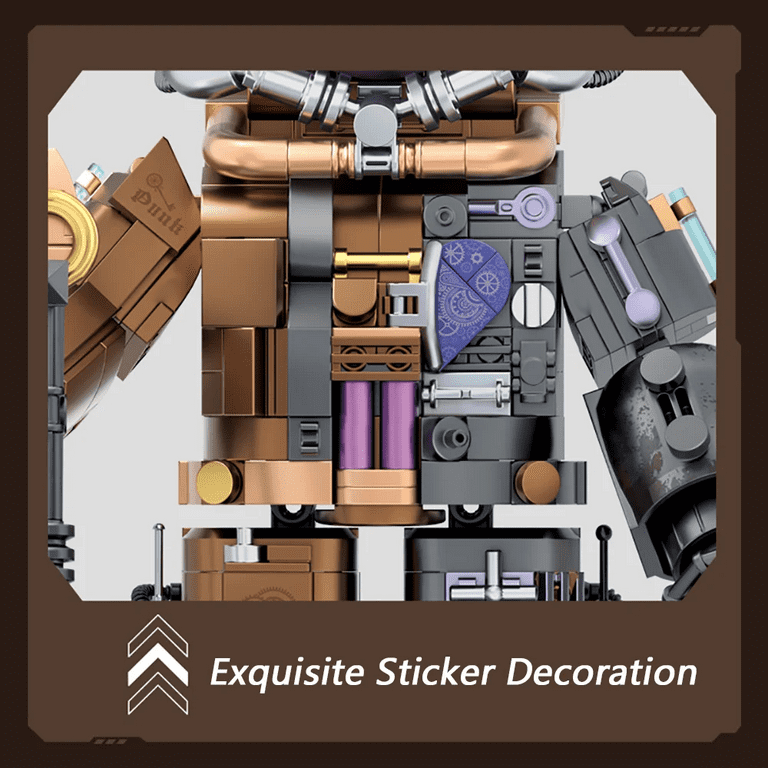 Honchoes Steampunk Mechanical Diver Model Building Set for Adults