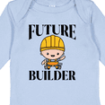 thumbnail image 4 of Inktastic Boys Future Builder Construction Boys Long Sleeve Baby Bodysuit, 4 of 5