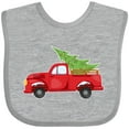 thumbnail image 3 of Inktastic Christmas Vintage Truck with Christmas Tree Boys or Girls Baby Bib, 3 of 4