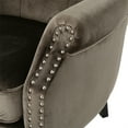 thumbnail image 5 of Historyli Go5H Velvet Accent Chair, Upholstered Side Armchair With Birch Legs, Mid Century Living Room Chairs, Club Chair,For Study Vanity Bedroom, 5 of 10