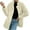 Beige, variant on Ozmmyan Women's Solid Color Lapel Reversible Velvet Large Pocket Medium Long Coat Sweater Long Sleeved Hoodless Casual Coat jacket