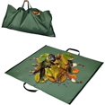 thumbnail image 1 of Leaf Collection Bags, 2 in 1 Reusable Heavy Duty Gardening Bags Garden Waste Storage Bags for Leaf Waste Collection Camping Trash Cans, 1 of 5