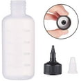 thumbnail image 4 of 12Pack 4 Ounce Plastic Squeeze Dispensing Bottles with Black Twist Cap Open/Close Nozzle, 4 of 9
