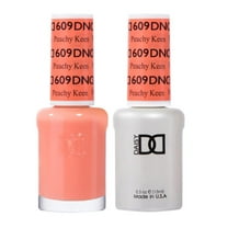 Peachy Keen #609 & Matching Polish Set - DND Gel & Lacquer