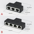 thumbnail image 3 of Telephone Splitter Adapter 3 Way/4Way Junction Box Lossless Transmission RJ11 6P6C splitter Phone line splitters, 3 of 9