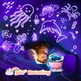 thumbnail image 3 of Unicorn Night Light for Kids, Wired Star Projector Unicorn Toys for Girls Aged 4-6, Star Galaxy Night Light Projector for Kids Room, Unicorn Gifts for 3 4 5 6 7 8 9+ Year Old Girls Birthday, 3 of 8