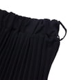 thumbnail image 5 of AURA Womens High Waist A Line Maxi Skirt With Belt Solid Color Office Commuter Elegant Skirt, 5 of 9