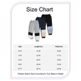 thumbnail image 2 of Toddler Boys Clothes Boys Pants Toddler Kids Boys Sweatpants 3 Pack Elastic Waist Joggers Color-blocked Pants 2T 3T 4T 5T Size 6 7 Black Blue Gray, 2 of 7