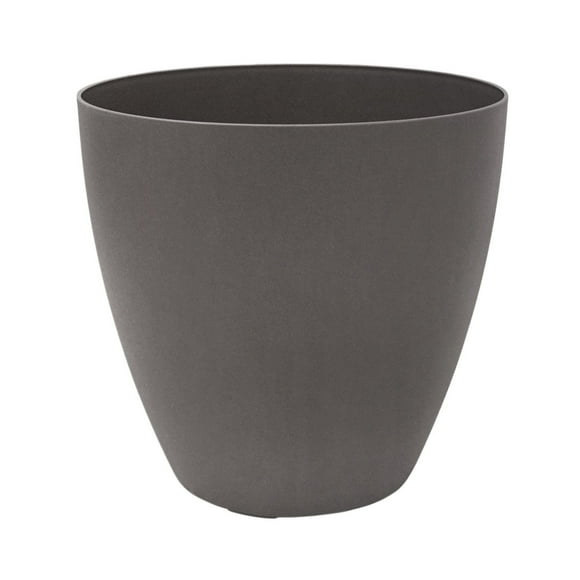24" Madison Jardinière, Anthracite 14" Round Ronde, 25.6L