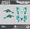 Teal, variant on Kalair GFX Graphics Kit for Honda ATV TRX 400EX (2005-2007) Speed Series