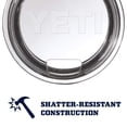 thumbnail image 5 of Taza YETI Rambler de 14 oz, acero inoxidable, aislada al vacío con tapa estándar, color blanco, 5 of 5