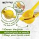 thumbnail image 3 of Lemon Juicer - Manual Lemon Squeezer For Kitchen - Durable Aluminum Lemon Juicer, Ideal For Limes, Oranges, Cocktails, Bars, 3 of 5