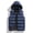 Dark Blue, variant on StSilkitty Mens Puffer Vest Zip up Sleeveless Hooded Jacket Coat with Pockets Winter Casual Fashion Warm Outerwear