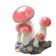 thumbnail image 2 of Joernso Garden Figurine Eco-friendly UV Resistant Resin Mushroom Statue Succulent Bonsai Decor for Home, 2 of 8