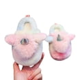 thumbnail image 2 of hirigin Toddler Girl Winter House Shoes, Soft Plush Tie-dye Unicorn Slippers/Slip-on Shoes with Anti-Skid Sole, 2 of 8