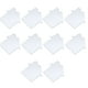thumbnail image 2 of 10pcs Casa en forma de llavero adornos claros colgantes de acrílico en blanco para bricolaje, 2 of 5