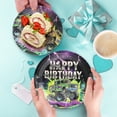 thumbnail image 5 of 96 Pcs Party Plates, Monster Truck Birthday Paper Plates and Napkins and Cups Party Supplies for Monster Trcuck Theme Birthday for Kids, Serve for 24 Guests, Purple and Green, 5 of 6