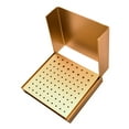 thumbnail image 4 of koolsoo 86 Holes Burs Holder Alloy Aluminum with Open Flip Cover Burs Box Burs Block Golden, 4 of 8
