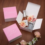 Pink Bachelorette Party Favor Boxes - 12 Pc
