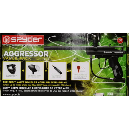 Spyder Aggressor Paintball Marker Kit (Best Spyder Paintball Gun)