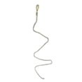 thumbnail image 2 of rygai Braided Head Chain Snake Shape Long Tassel Rhinestone Punk Shining Hair Ornament Hair Decor Hair Daily Styling Tool,Golden, 2 of 7