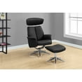 thumbnail image 2 of Monarch Specialties Fauteuil Inclinable - 2PCS SET / Pivotant Noir Ajuster Appui-Tête, 2 of 5