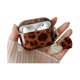 thumbnail image 1 of wonima44 for AirPods Pro 2nd/1st Generation Clear Case,Cool Amber Tortoise Leopard Pattern Design with Trendy Heart Shaped Keychain Soft TPU Protective Cover for AirPods Pro/Pro 2 -Brown, 1 of 1