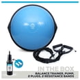 thumbnail image 5 of Bosu Pro 26” Strength Trainer Ball Balance Board with Resistance Bands, Blue, 5 of 9