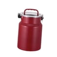thumbnail image 4 of Organizador de almacenamiento de alimentos en frasco sellado grueso de 5 l con asa, recipiente hermético para alimentos rojo, 4 of 9