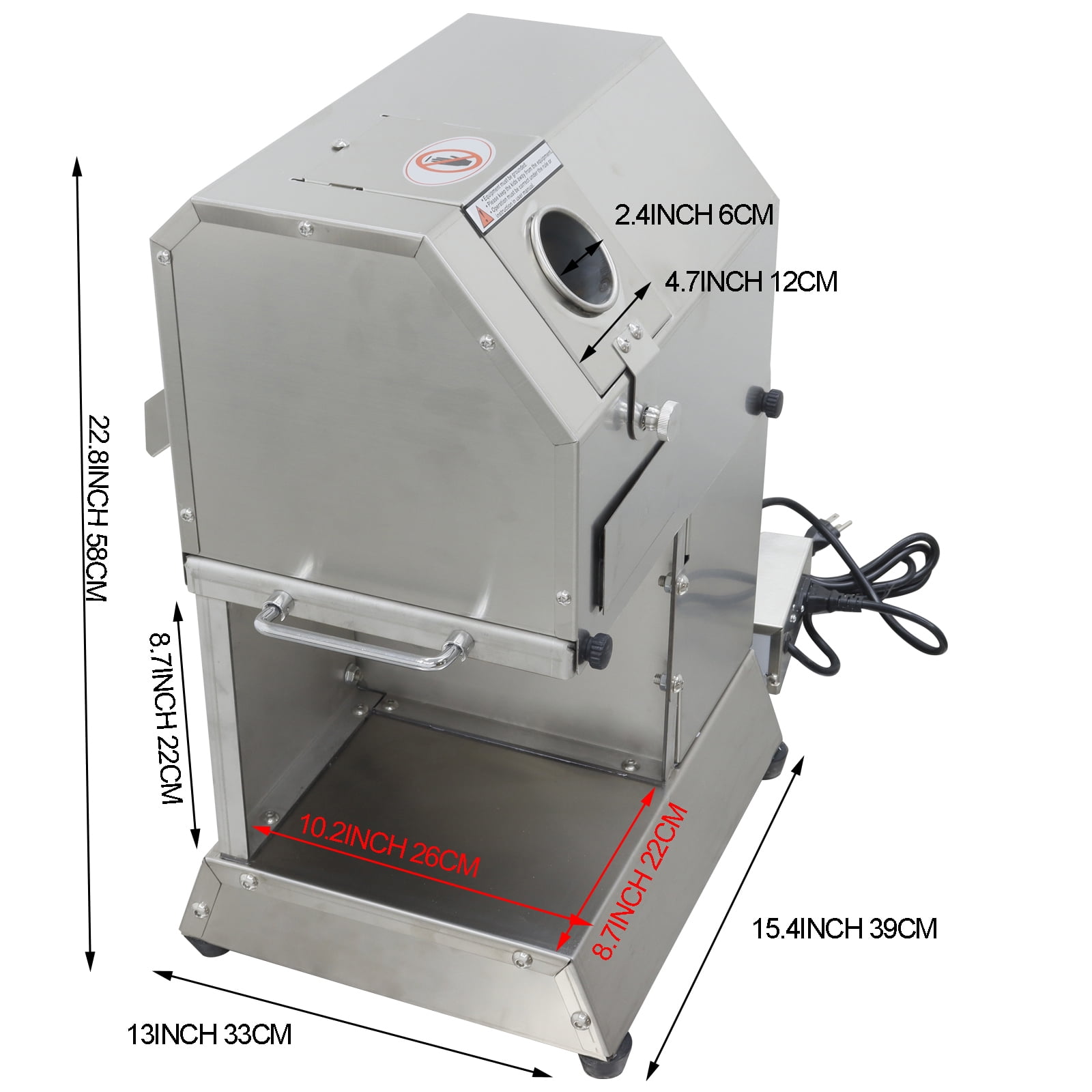 Sugarcane Squeezing Machine Electric Sugarcane Juice Extractor 3-Roller Sugar Cane Juicer