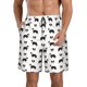 thumbnail image 1 of Balery Border Collie Dog Traje de Baño Estilo Hawaiano para Hombre, Shorts de Secado Rápido con Bolsillos-X-Large, 1 of 6