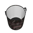 thumbnail image 3 of Balery Spider with Skull Round Laundry Basket with Handles Waterproof Freestanding Laundry Hamper for Clothes Toys in the Dorm and Family-Small, 3 of 8