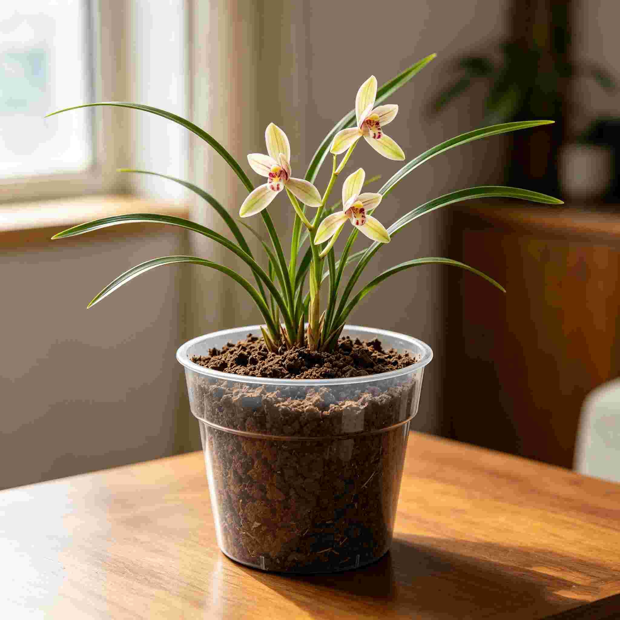 2 Packs Nursery Pots, 9.84" Clear Plastic Orchid Pot Extra Large Nursery Pot with Holes for Plants