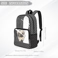 thumbnail image 7 of Xoenoiee Pug Dog Polka Dot Print 17 Inch Clear Backpack PVC See Through Transparent Bookbag with Padded Straps, Large Capacity School Bag for Girls Elementary Middle School Travel Daypack, 7 of 7