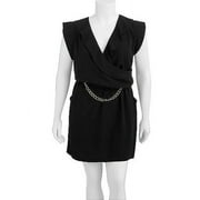 Susie Rose Juniors Plus Mock Wrap Dress