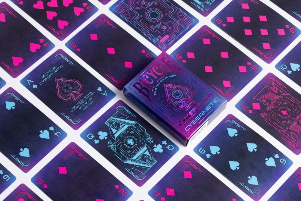 Bicycle Cyberpunk Cyber City Playing Cards - High-Tech Game