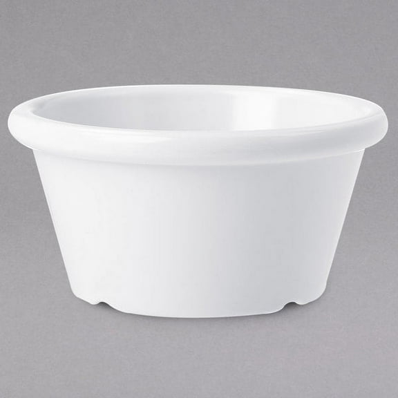 G.E.T. S-660-W/BO White Melamine 6 Oz. Ramekin - Dozen