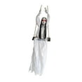 thumbnail image 4 of Halloween Hanging Light Up Ghost Decoration Swinging Doll Girl for Indoor Outdoor Parties and Haunted Houses, 4 of 9