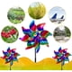 thumbnail image 2 of 10 Piezas Molinetes Reflectantes Molinetes Repelentes De Aves Molinetes Reflectantes Con Estacas Pájaro Para Patio De Jardín (Arco Iris),11 Feliz Sencillez, 2 of 4