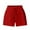 Red, variant on Patlollav Shorts for Women Casual Elastic Waist Drawstring Yoga Shorts Comfy Stretch Summer Beach Linen Shorts