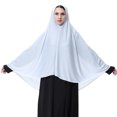thumbnail image 1 of Colección Musulmana Hijab Khimar Pañuelo para Mujeres, Banderas de Estilo Largo en 12 Colores, Poliéster Suave para el Uso Diario Modesto, 1 of 9