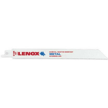

Lenox 20581 S810R Tuff Tooth 8 Inch 10 Tooth Reciprocating Blade