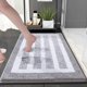 thumbnail image 1 of Bathroom Mat Plush Water Absorption Quickly, Can Be Washed Non-slip Bath Pad, Black And White 40x60cm, Warm And Comfortable, 1 of 5