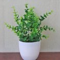 thumbnail image 2 of pitrice Artificial Potted Plant Leaf Simulation Leaves Home Office Desktop Greenery Decoration, Plant Type 19, 2 of 7